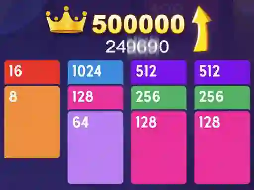 Spil 2048 Solitaire online
