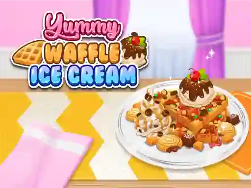 Spil Yummy Waffle Ice Cream online