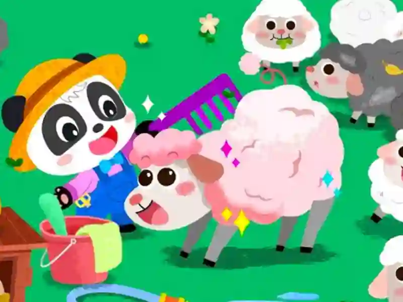 Spil Baby Panda Animal Farm online