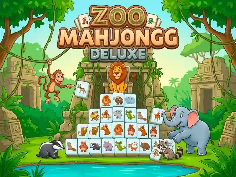 Spil Zoo Mahjongg Deluxe online