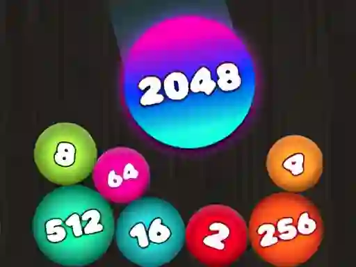 Spil 2048 Puzzle: Connect the Balls online