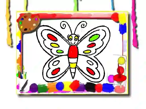 Spil Butterfly Coloring Book online