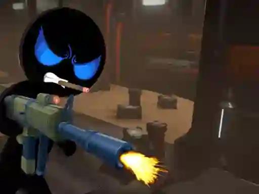 Spil Stickman Armed Assassin Cold Space online