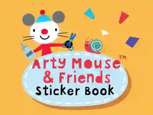 Spil Arty Mouse & Friends Sticker Book online
