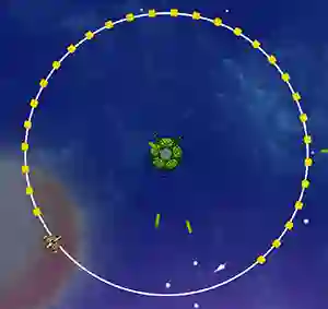Spil Orbit Avoider online