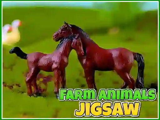 Spil Farm Animals Jigsaw online