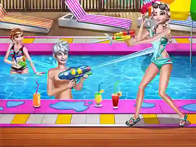 Spil Sisters Pool Party online