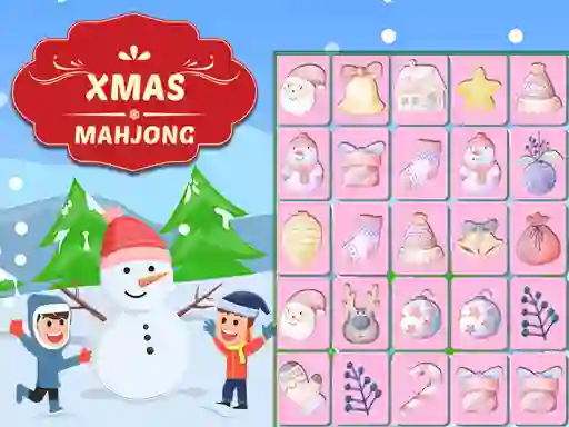 Spil Xmas Mahjong online