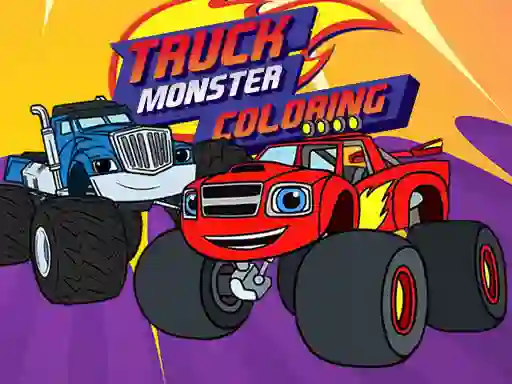 Spil Truck Monster Coloring online