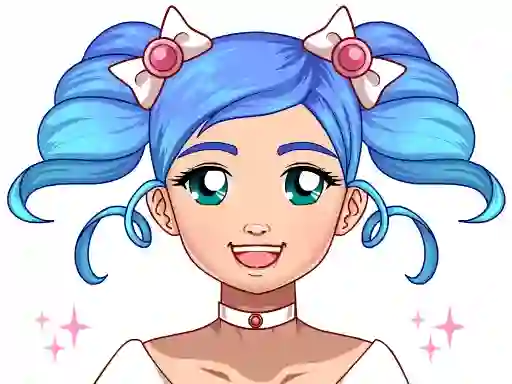 Spil Kawaii Magical Girl Dress Up Game online