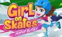 Spil Girl on Skates Paper Blaze online
