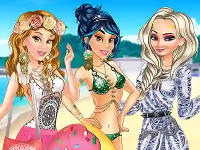 Spil Princesses Boho Beachwear Obsession online