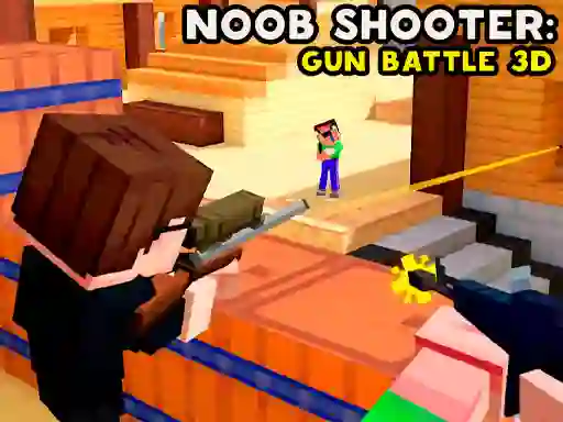 Spil Noob Shooter: Gun Battle 3D online