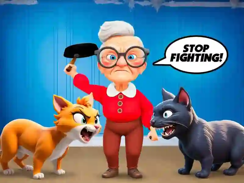 Spil Cat and Granny online