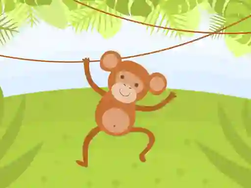 Spil Funny Monkeys Coloring online