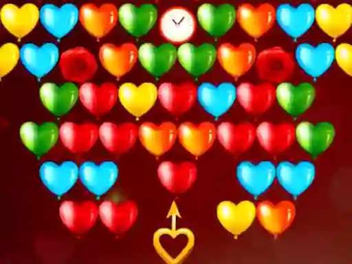 Spil Bubble Shooter Valentines online