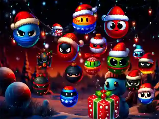 Spil Christmas Rush : Red and Friend Balls online