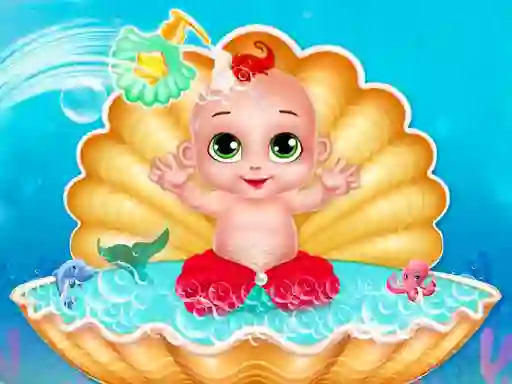 Spil Mermaid Baby Care online