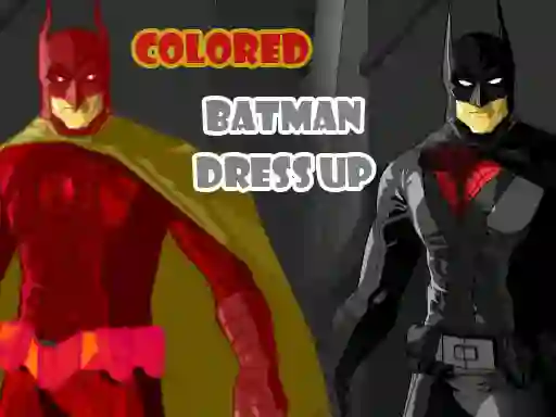 Spil Colored Batman Dress Up online