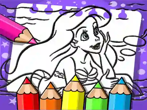 Spil Ariel The Mermaid Coloring Book online