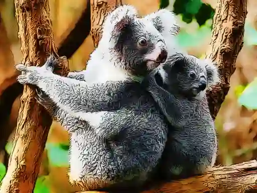 Spil Cute Baby Koala Bear online