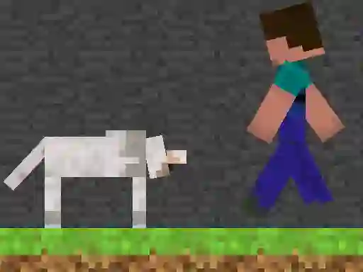 Spil Steve and Wolf online