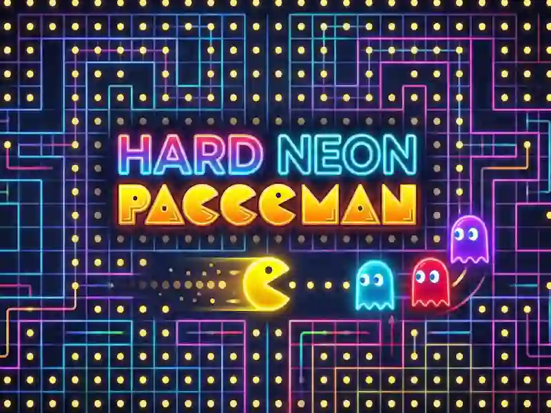 Spil hard neon paccoman online