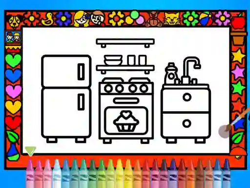 Spil Color and Decorate Rooms online