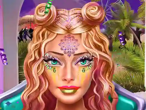 Spil Ellie Coachella Makeup online
