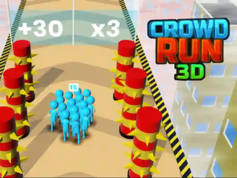 Spil Crowd Run 3D online