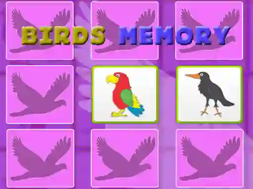 Spil Kids Memory With Birds online