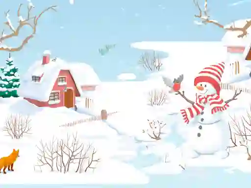 Spil Snowman Slide online