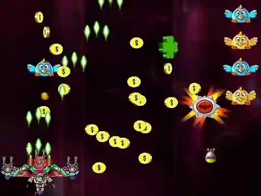 Spil Space Attack Chicken Invaders online