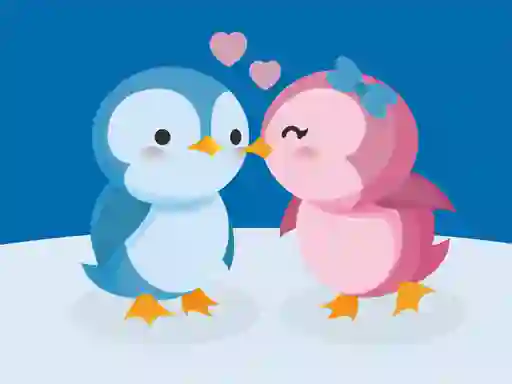 Spil Cute Penguin Puzzle online
