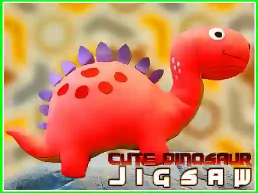 Spil Cute Dinosaur Jigsaw online