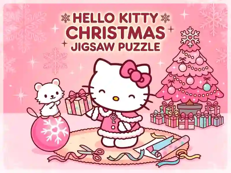 Spil Hello Kitty Christmas Jigsaw Puzzle online