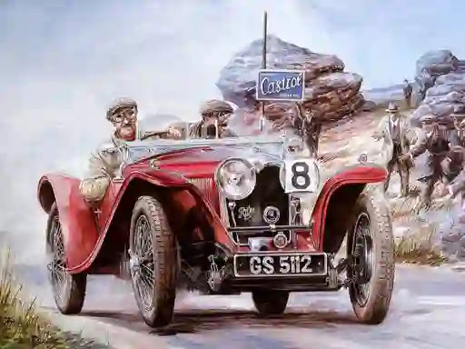 Spil Vintage Cars Puzzle online