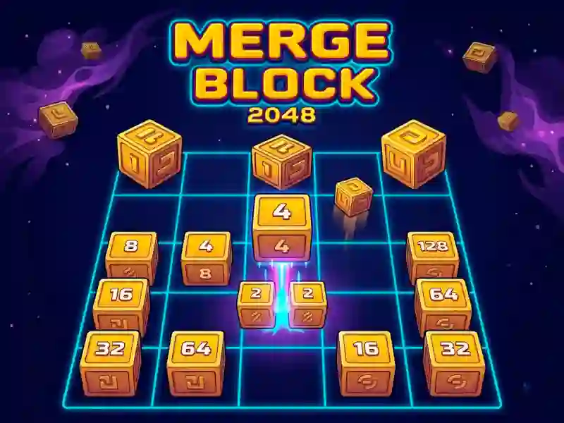 Spil Merge Block 2048 online