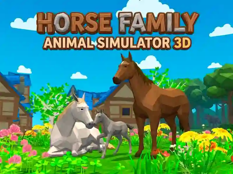 Spil Horse Family Animal Simulator 3D online