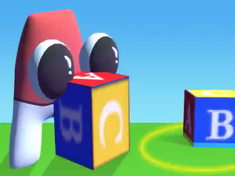Spil Alphabet: Room Maze 3D online