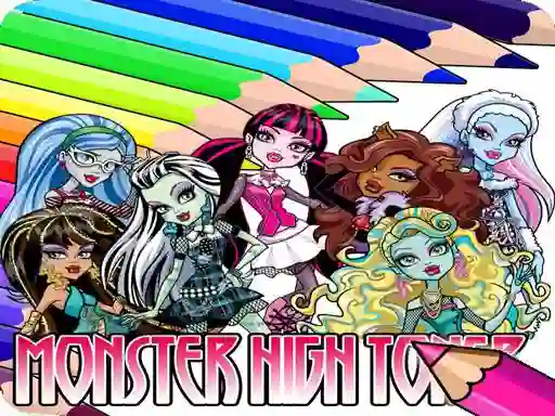 Spil Coloring Book for Monster High online