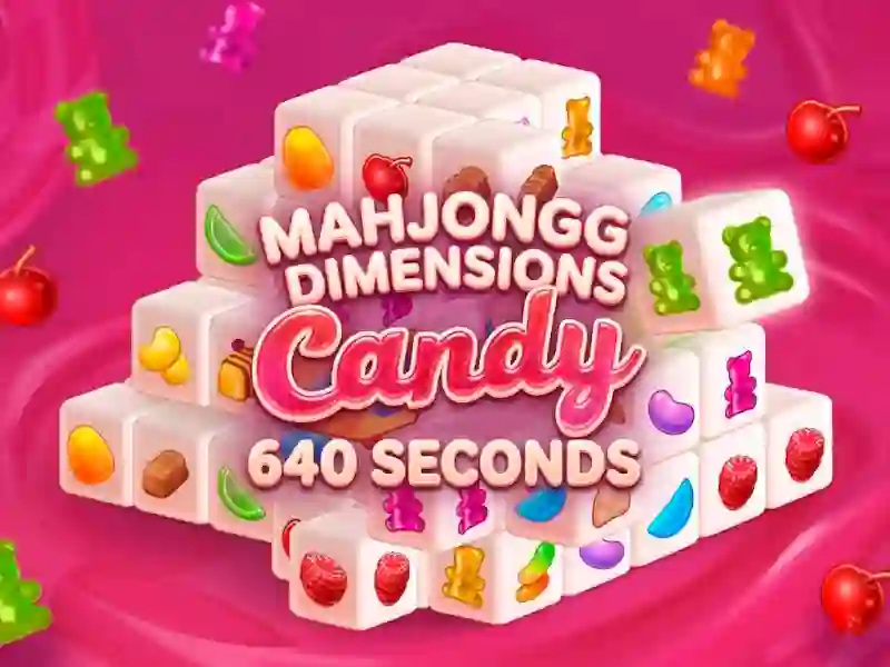 Spil Mahjongg Dimensions Candy 640 seconds online
