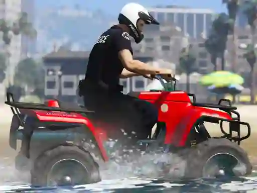 Spil Cartoon Atv Slide online