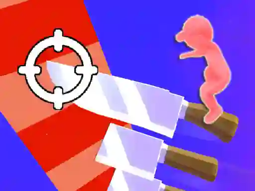 Spil Throw Knife 3D online