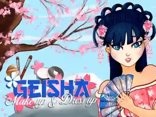 Spil Geisha make up and dress up online