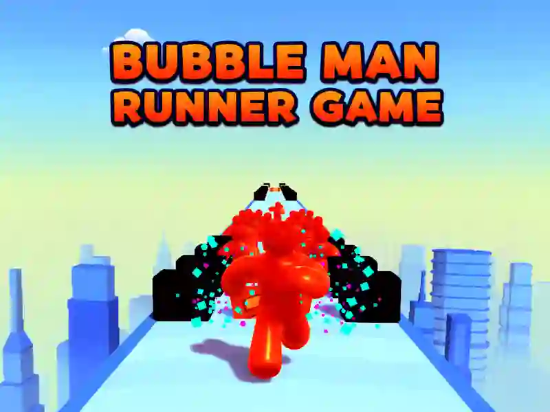 Spil Bubble Man Runner Game online