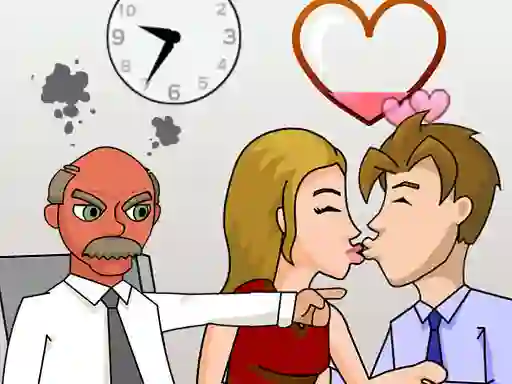 Spil Secret Office Kissing online