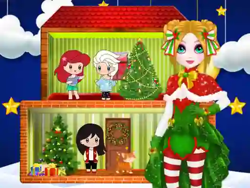 Spil Christmas Puppet Princess House online