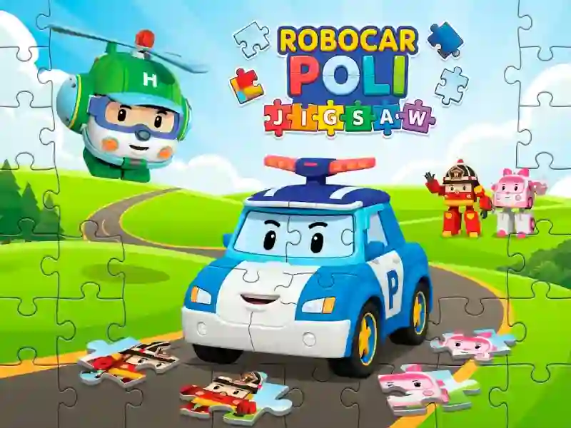 Spil Robocar Poli Jigsaw online