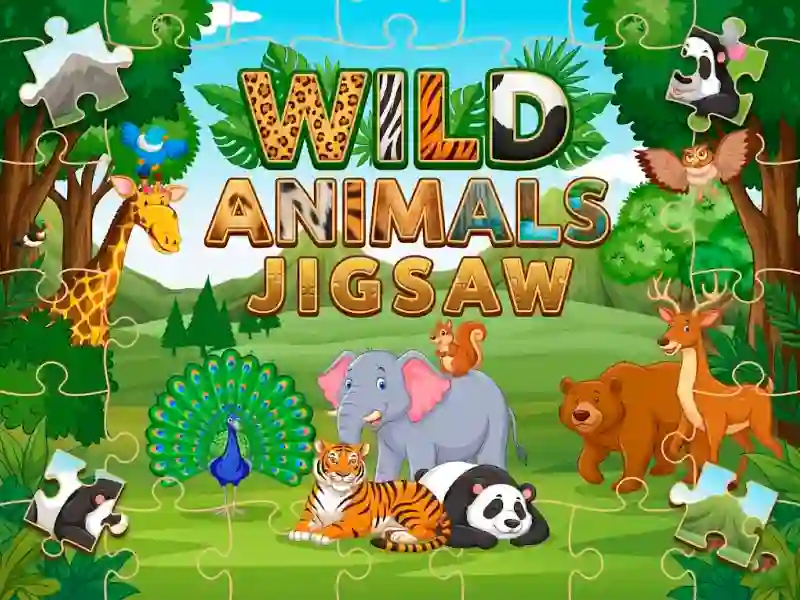 Spil Wild Animals Jigsaw online